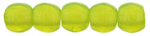 Czech 2mm Round - Milky Dark Peridot (image for) Czech 2mm Round - Milky Dark Peridot